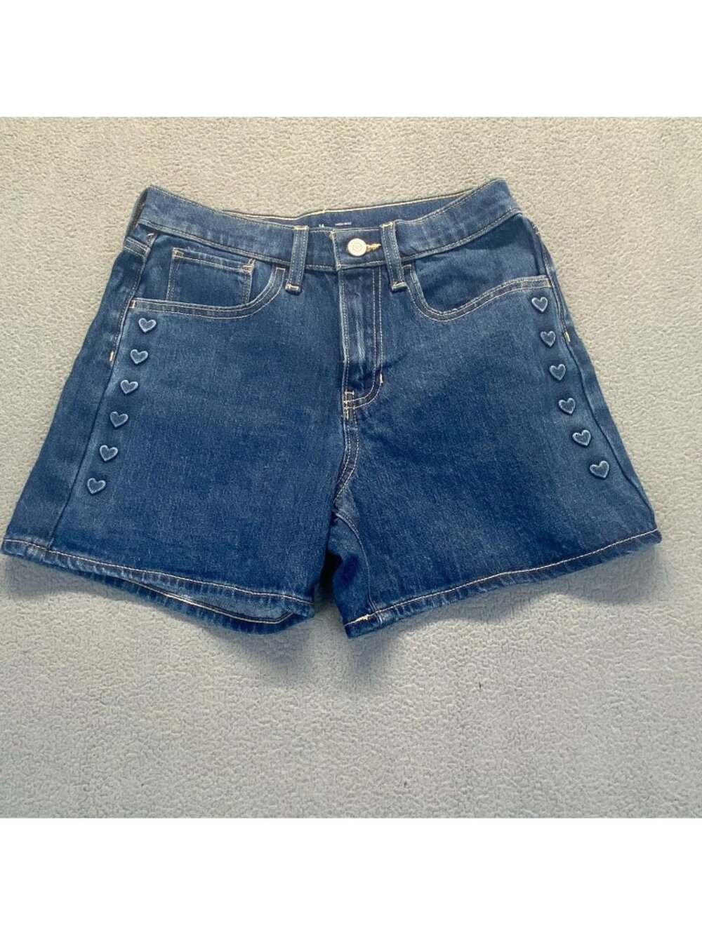 Old Navy  Short's  Women's  High-Rise  Jean  Blue   Size 14 Stretch